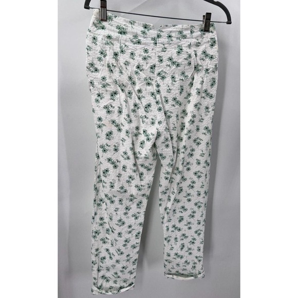 SHOWPO WOMENS SIZE 6 US ADELA SAGE FLORAL PRINT HIGH-WAISTED SPRING SUMMER PANTS - Picture 8 of 12